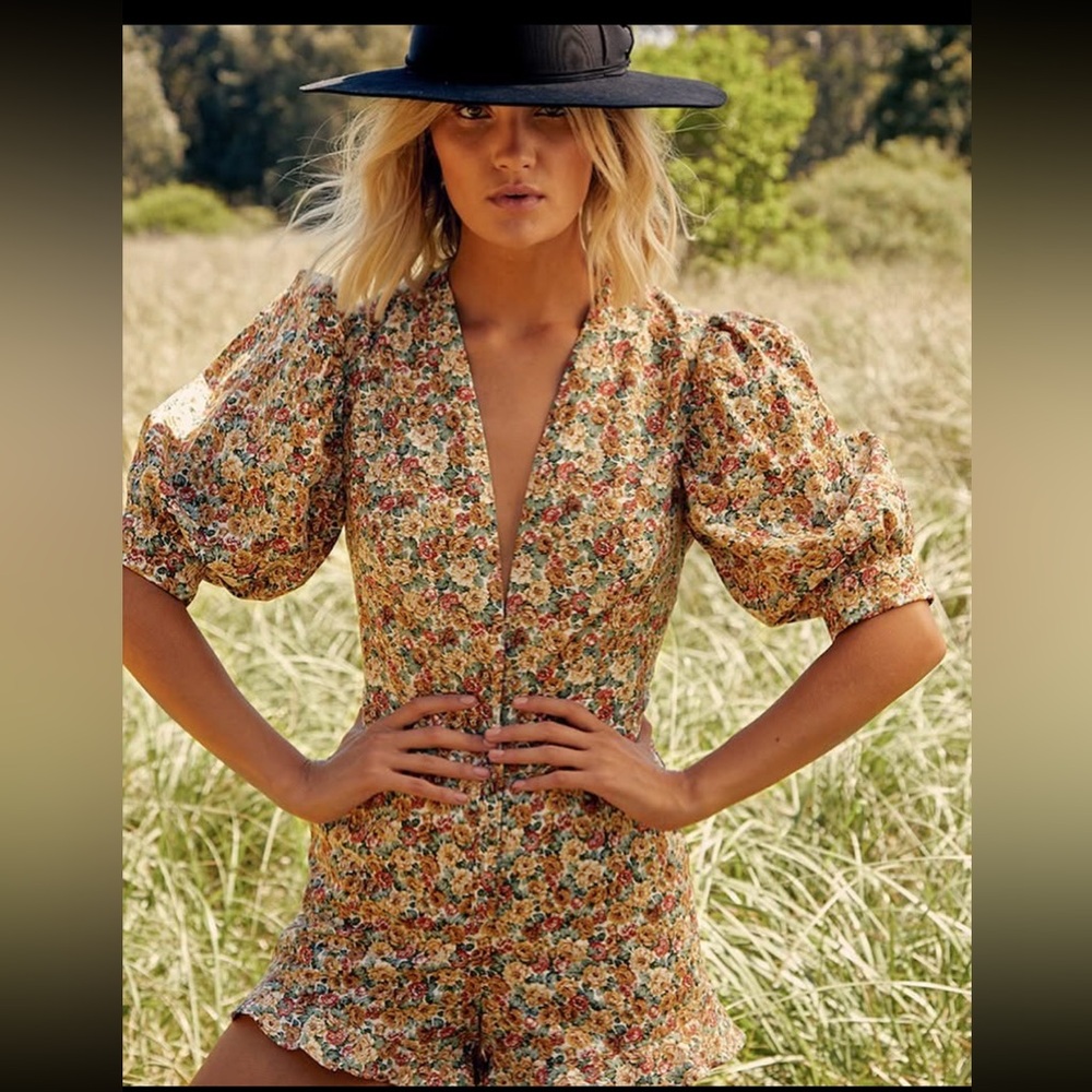 Seven Wonders Marguerite Printed Playsuit